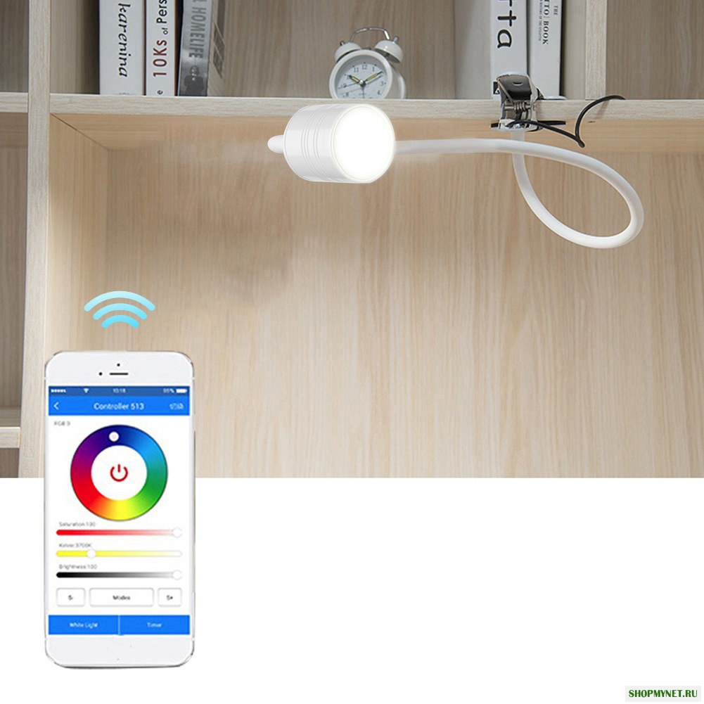 Alexa Voice Control Wifi Home Smart Desk Лампа с Google Home и приложением IFTTT, APP Control